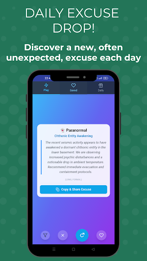 Excuse Generator 2025 Screenshot 2