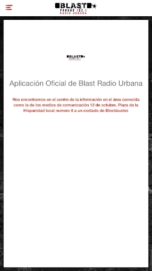 Blast Radio Urbana Screenshot 1