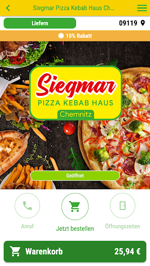 Siegmar Pizza Kebab Haus Screenshot 0