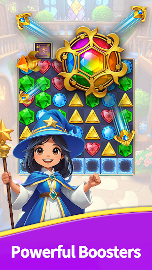 School of Magic : jewel Match3 Screenshot 1