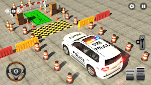 Police Prado Car Parking Screenshot 2