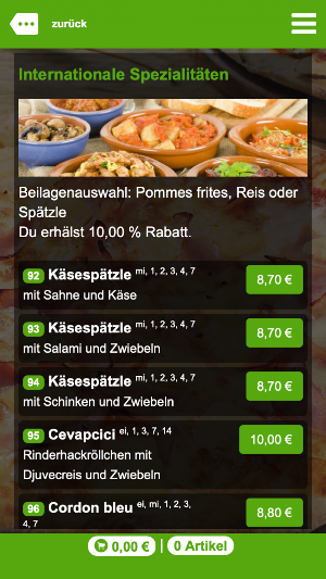 Sizilien Pizza Service Screenshot 1