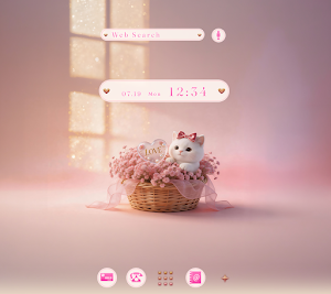 Purrfect Present Theme +HOME Screenshot 0