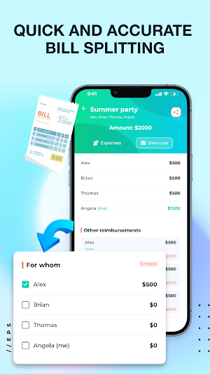 QuickSplit: Split Group Bills Screenshot 1