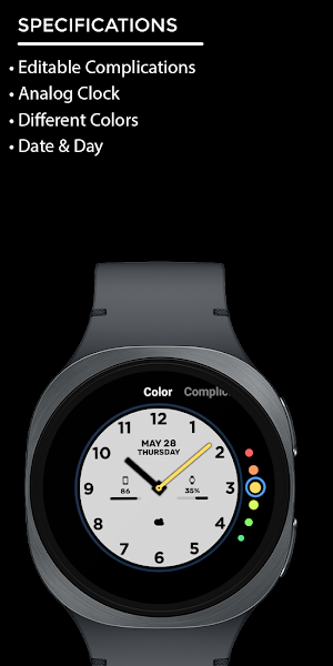 Night Core 12 - Watch Face Screenshot 3