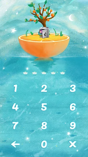 AppLock Theme Orange Screenshot 1