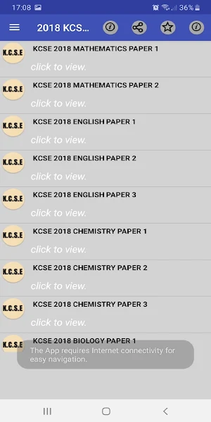 Kcse 2018: past papers and marking schemes. Screenshot 0
