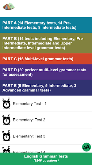 English Grammar Tests Screenshot 0