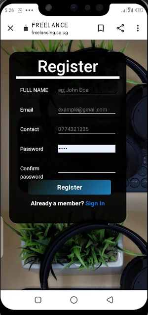 Freelancing Ug Screenshot 1