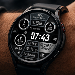 Sci Fi Slate Watch Face Screenshot 2