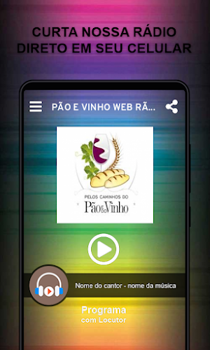 Pão e Vinho Web Rádio Screenshot 1