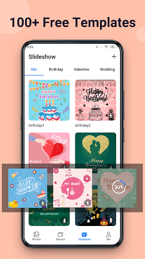 Gallery -Photo Slideshow & Music Video Maker Screenshot 1