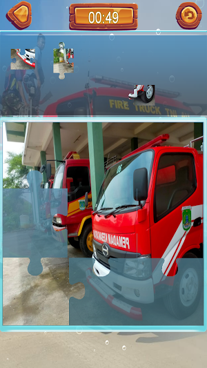 Fire Truck Puzzle Screenshot 3
