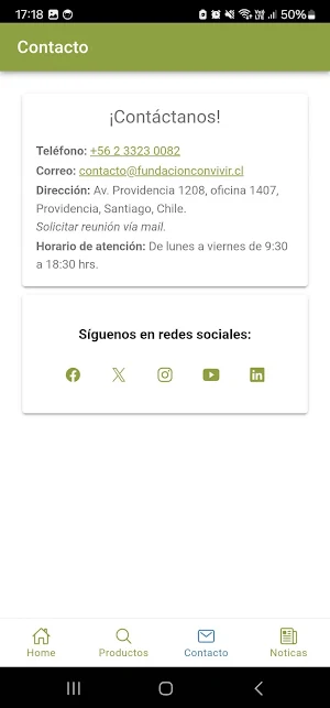 Convivir Screenshot 1