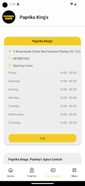 Paprika Kings Takeaway Screenshot 2