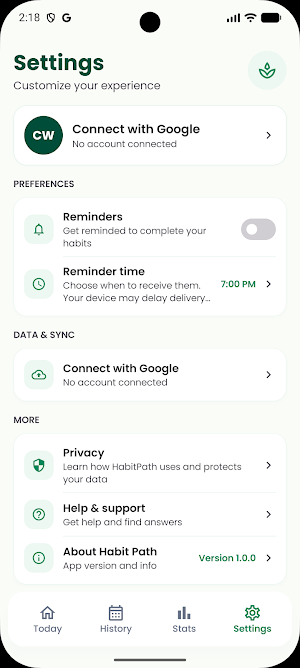 HabitPath Screenshot 3