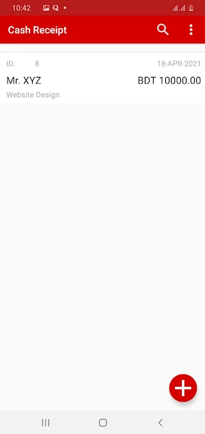 Cash Receipt Lite Screenshot 2