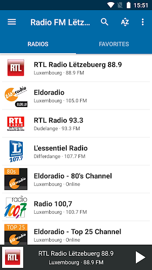 Radio FM Luxembourg Screenshot 0