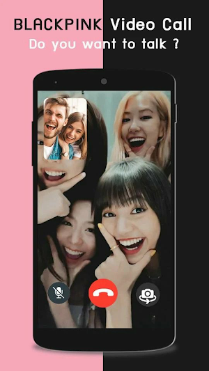 BlackPink Call-Fake Video Call Screenshot 0