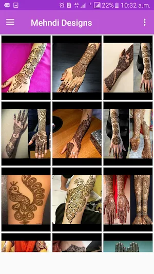 Mehndi Designs Offline Screenshot 2