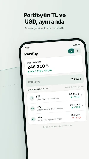 Fundfy: Fon Analizi & Takip Screenshot 1