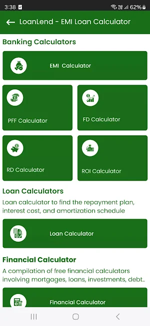 LoanLend - EMI Loan Calculator Screenshot 1