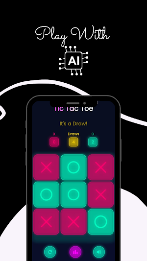 Tic Tac Toe With AI : XO Game Screenshot 1