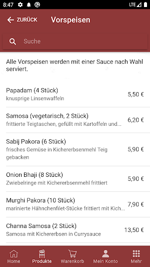 Singhs Indisches Restaurant Screenshot 2