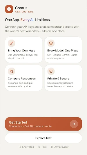 Chorus – All AI, One Place Screenshot 1