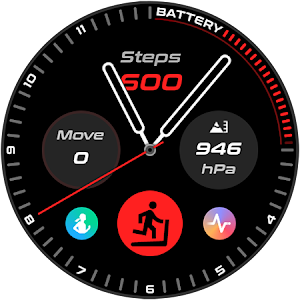 Awf Active Analog - watch face screenshot 8