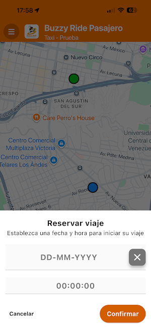 Buzzy Ride Pasajero Screenshot 2