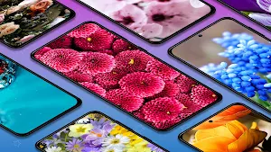 Flowers wallpaper background Screenshot 0