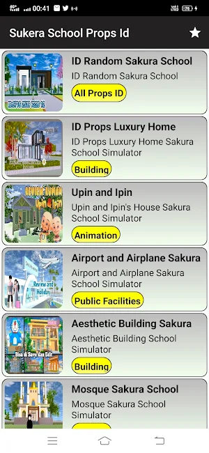Sakura School : Props Id Screenshot 0
