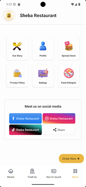 Sheba Restaurant Screenshot 3
