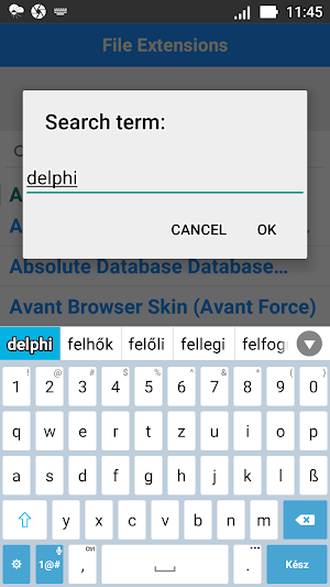 File Extensions Screenshot 3