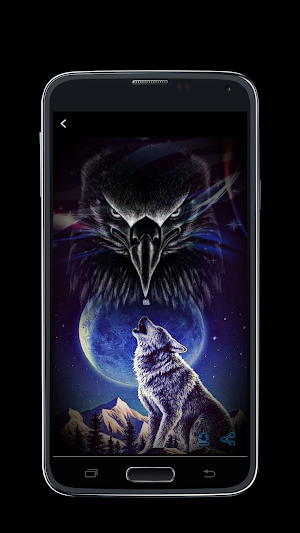 Black wallpaper Screenshot 2