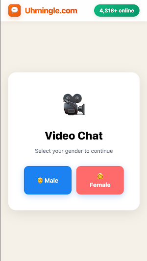 Uhmingle - Random Video Chat Screenshot 2