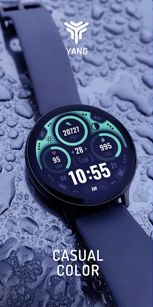 Casual colors Watch Face Screenshot 1