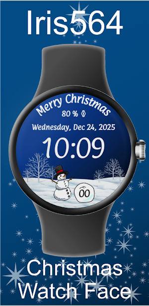 Iris564 Christmas Watch Face Screenshot 0