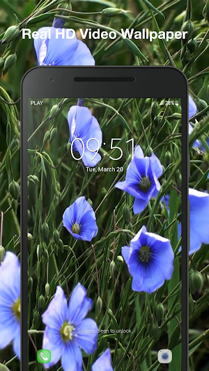 Spring Flowers Live Wallpaper Screenshot 3