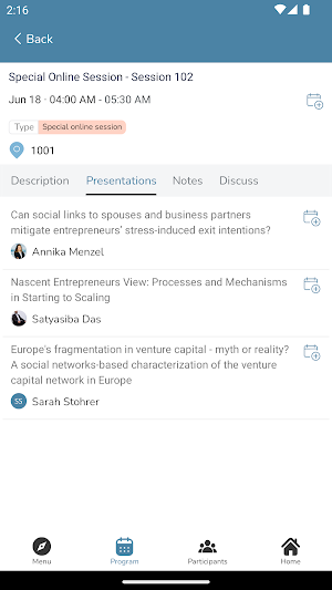 EURAM 2024 Screenshot 3