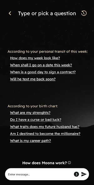 Ask Moona Screenshot 1