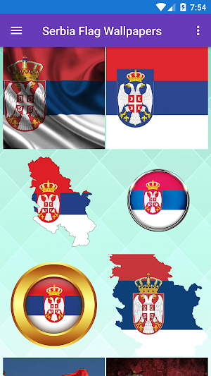 Serbia Flag Wallpaper: Flags and Country Images Screenshot 2