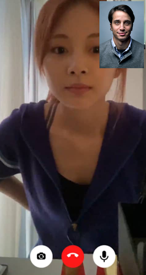 Twice - Fake Chat & Video Call Screenshot 0