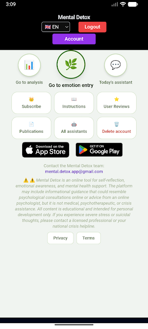 Mental Detox Screenshot 1