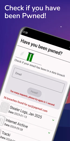 Pwned App - Have I been pwned? Screenshot 0