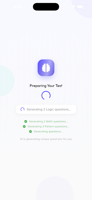 BrainIQ - Intelligence AI Test Screenshot 2