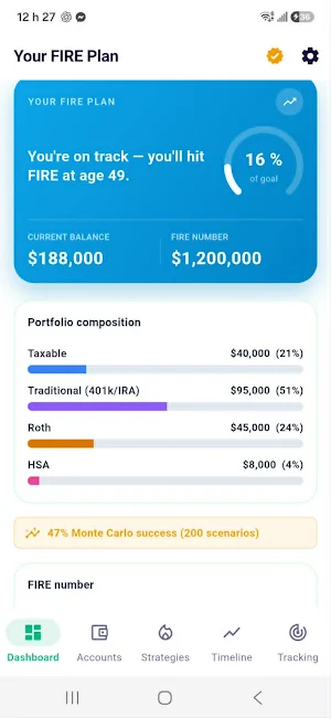 FIRE Calculator US Screenshot 0