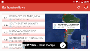 Earthquake News Screenshot 2