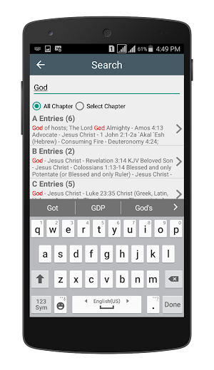 Names and Titles of God Screenshot 3